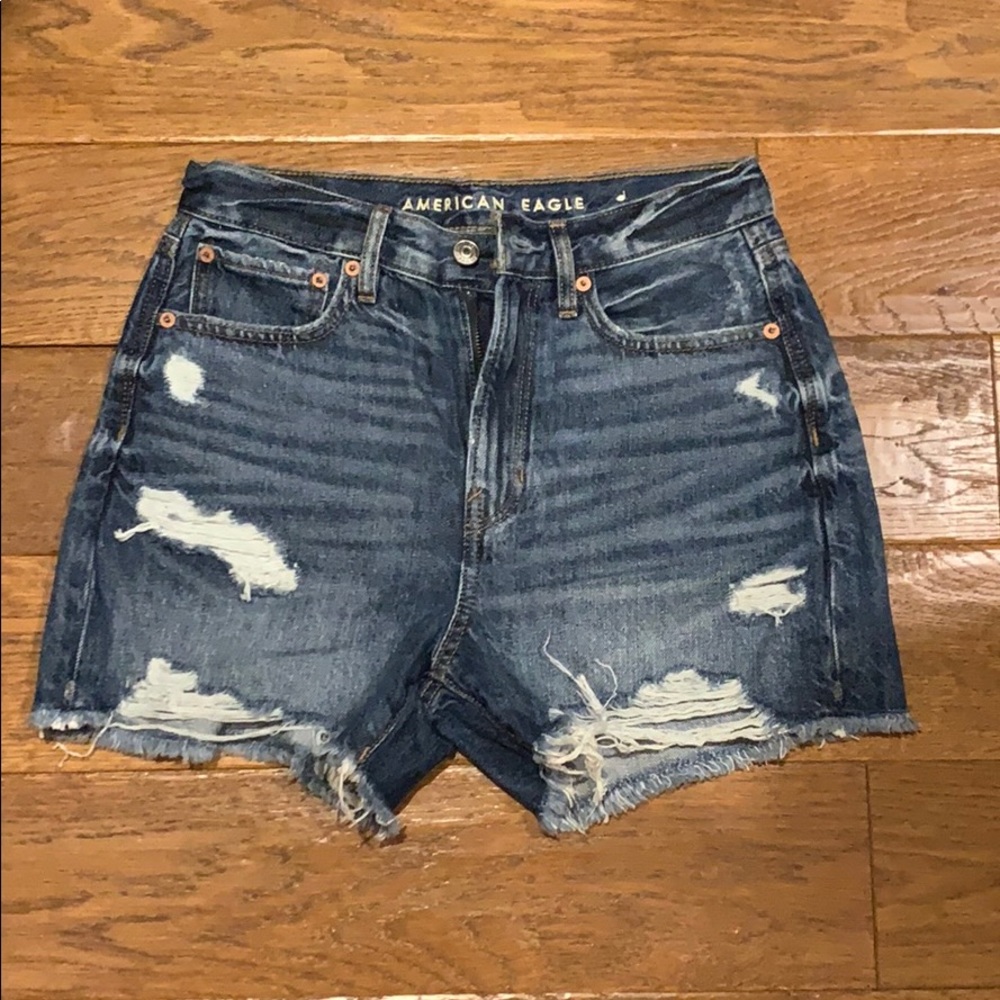 High Waisted Boyfriend Shorts